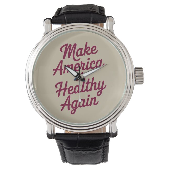MAHA Make America Healthy Again Patriotic Watch (Front)