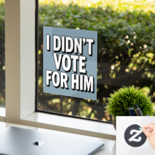 MAHA Make America Healthy Again Patriotic Window Cling