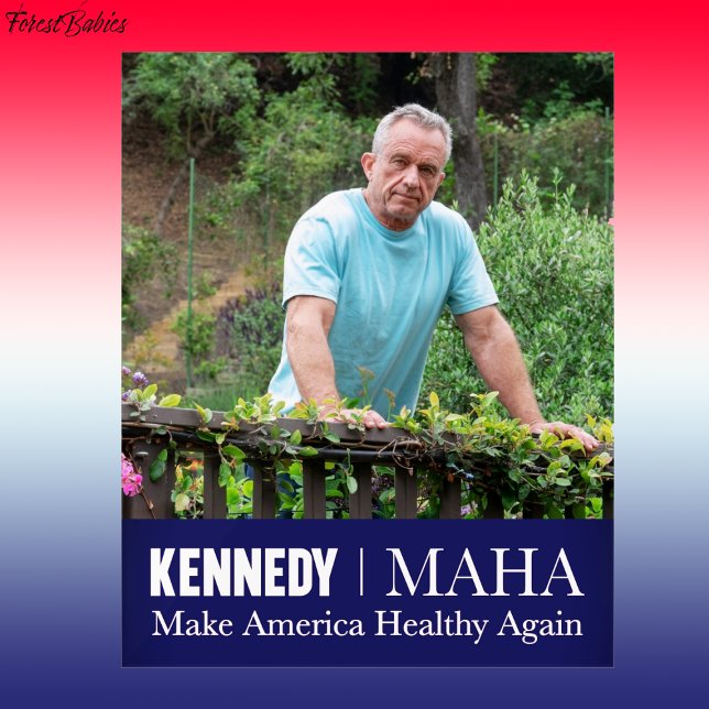 MAHA Make America Healthy Again RFK jr Garden 🇺🇸 Acrylic Sign (Creator Uploaded)