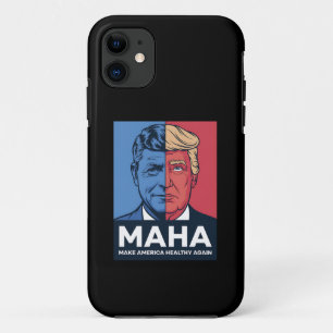 MAHA Make America Healthy Again Trump 2024 iPhone 11 Case
