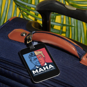MAHA Make America Healthy Again Trump 2024 Luggage Tag