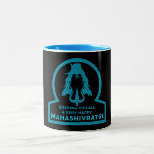 Maha Shivratri - Happy Maha Shivratri Two-Tone Coffee Mug