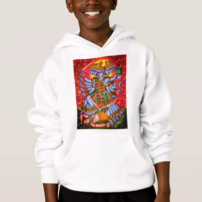 Mahakali Art numérique Sweat - shirt à capuche - D (Devant)