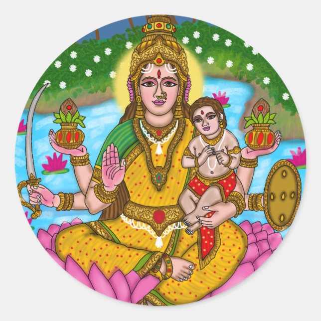 Mahalakshmi Stickers (Devant)