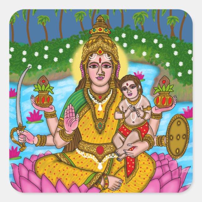 Mahalakshmi Stickers (Devant)