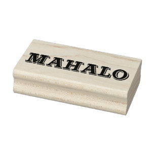 Mahalo8 Rubber Stamp