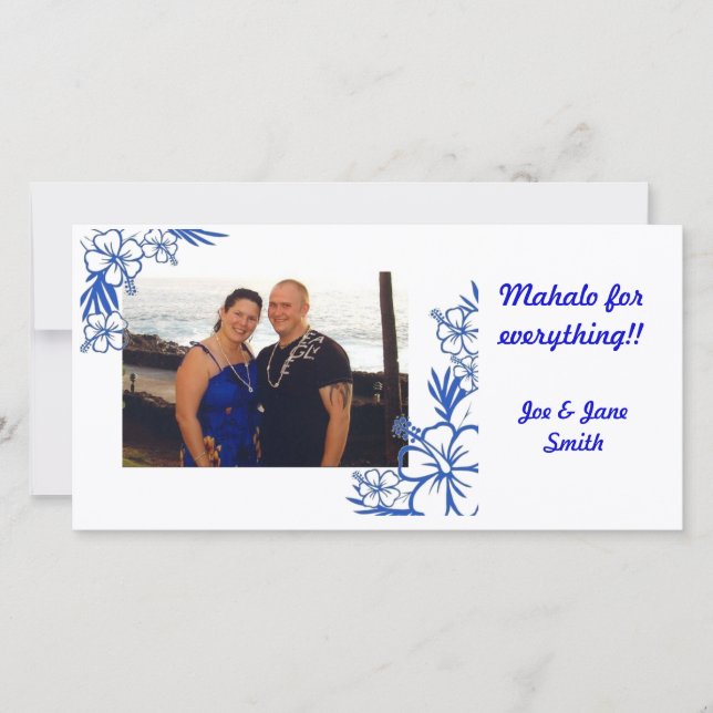 Mahalo for everything!! holiday card (Front)