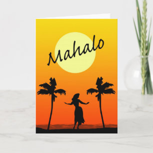 Mahalo: Hawaiian Thanks Thank You Card