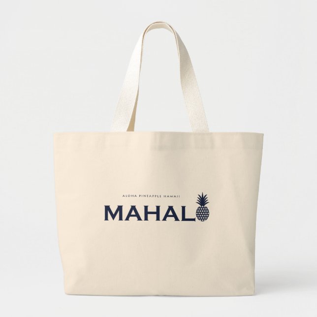 MAHALO LARGE TOTE BAG (Front)