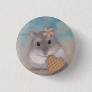 Mahalo on the Beach 1 Inch Round Button