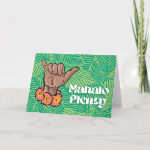 Mahalo Plenty Thank You Hawaiian Pidgin Greeting