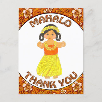 Mahalo remercient des cartes postales de