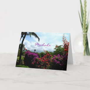 Mahalo Thank You Card