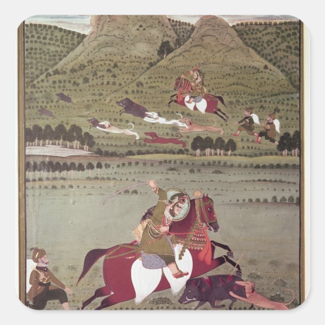 Maharana Jawan Singh Square Sticker (Front)