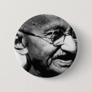 Mahatma Gandhi 2 Inch Round Button