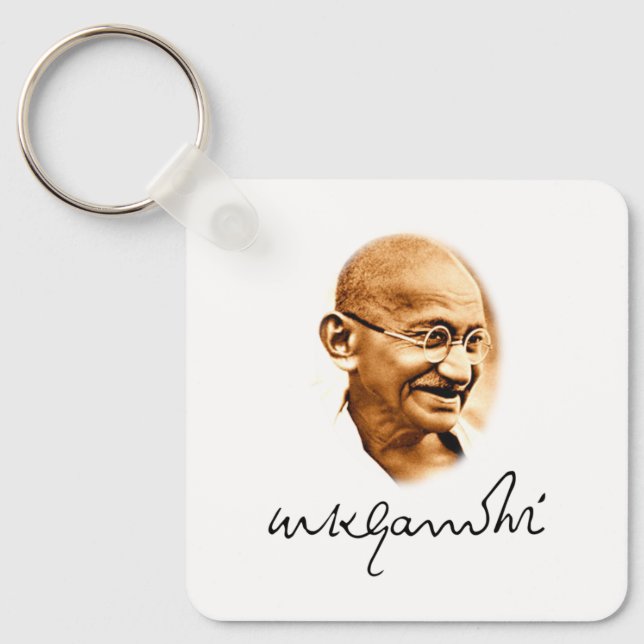 Mahatma Gandhi Keychain (Front)