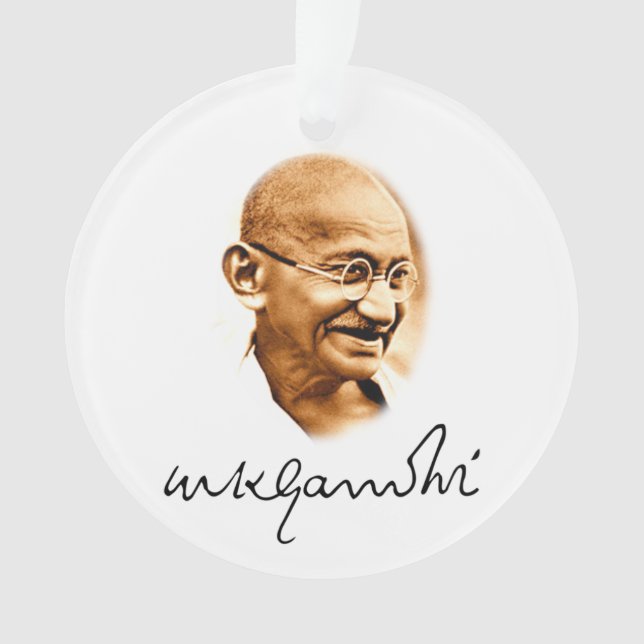 Mahatma Gandhi Ornament (Front)