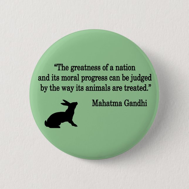Mahatma Gandhi Quote Collection 2 Inch Round Button (Front)