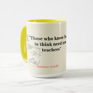 Mahatma Gandhi Quote On Thinking Mug
