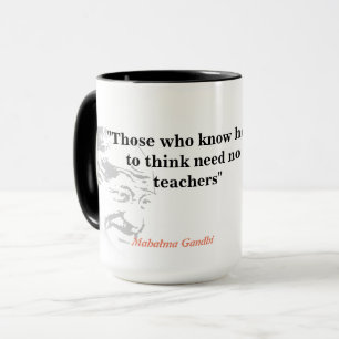 Mahatma Gandhi Quote On Thinking Mug