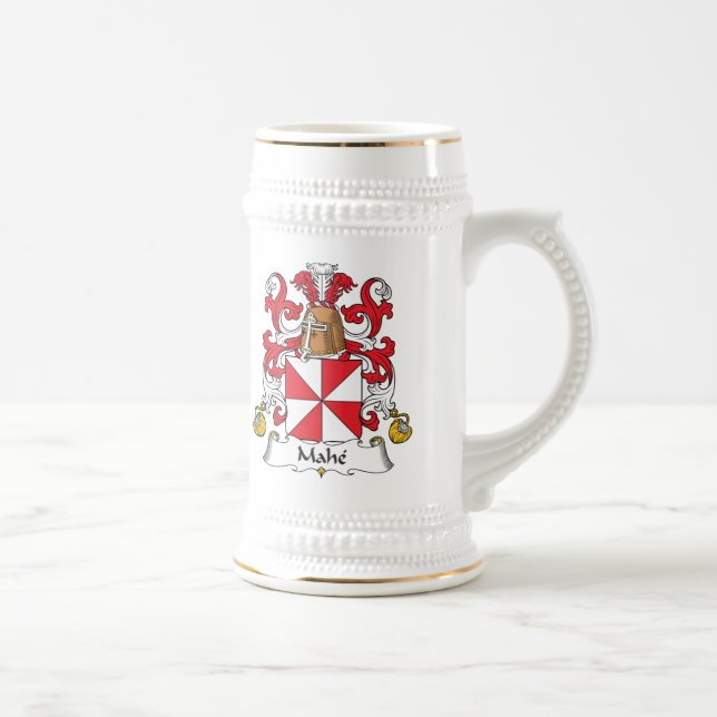 Mahe Family Crest Beer Stein (Right)