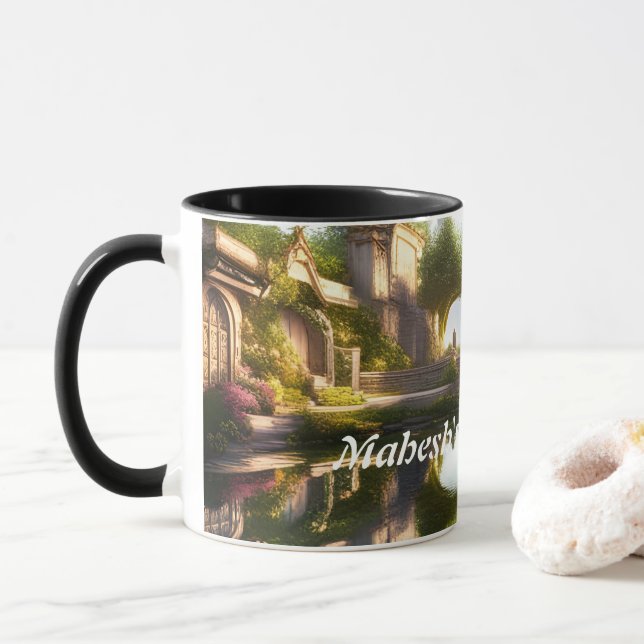 Mahesh's Morning Tea Mug (With Donut)