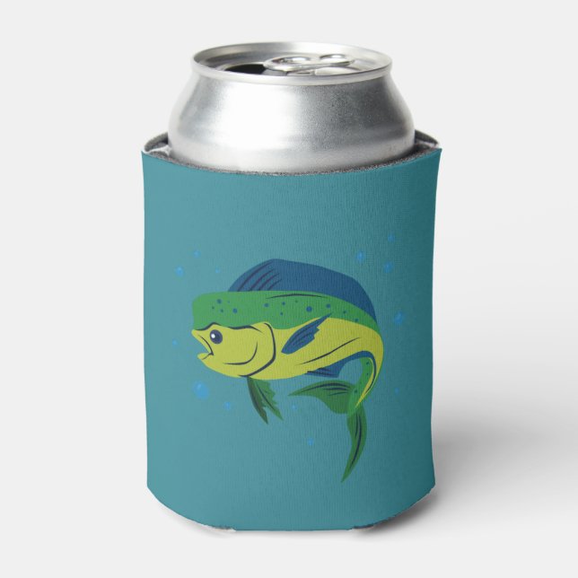 Mahi Mahi Can Cooler (Can Front)
