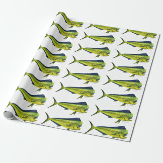 Mahi Mahi fish wrapping paper