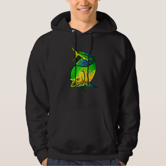 Mahi Mahi Fishing Dorado Fisherman Angling Fan Hoodie