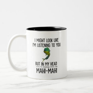 Mahi mahi Two-Tone coffee mug