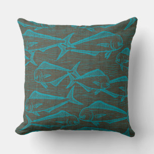 Mahimahi fish pillow