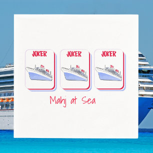 Mahj at Sea Mahjong Cruise Napkin