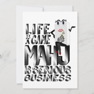 Mahj is Serious Business Card