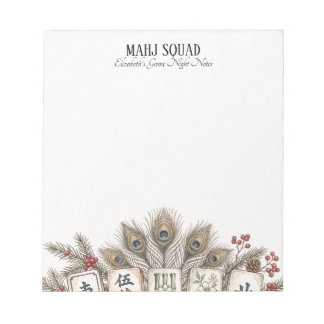 Mahj Squad Game Night Notes Christmas Gifted