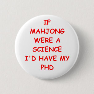 mahjong 2 inch round button