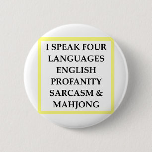 MAHJONG 2 INCH ROUND BUTTON