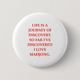 MAHJONG 2 INCH ROUND BUTTON