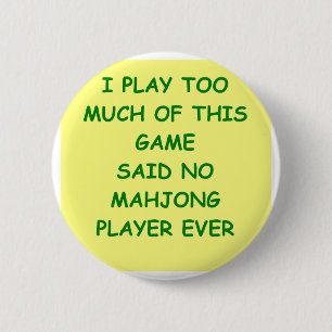 mahjong 2 inch round button