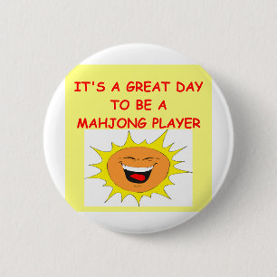 MAHJONG 2 INCH ROUND BUTTON
