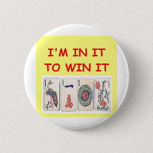 mahjong 2 inch round button