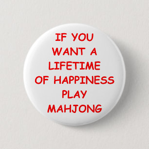 mahjong 2 inch round button