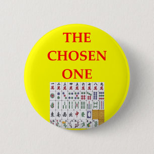 MAHJONG 2 INCH ROUND BUTTON