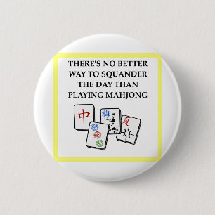 MAHJONG 2 INCH ROUND BUTTON