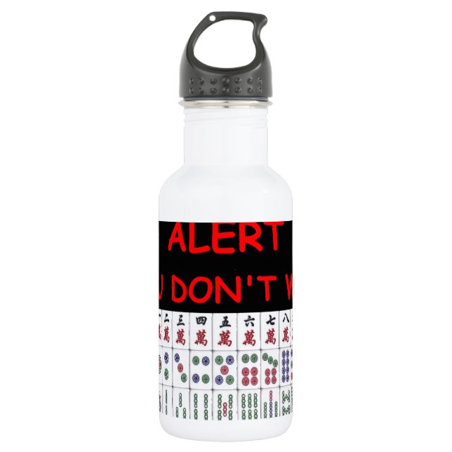 mahjong 532 ml water bottle (Front)
