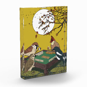 Mahjong birds playing Game Photo Block