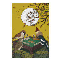 Mahjong birds playing Game