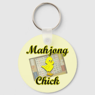 Mahjong Chick #2 Keychain