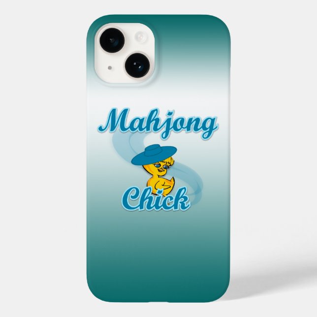 Mahjong Chick #3 Case-Mate iPhone Case (Back)