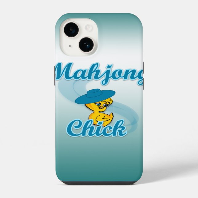 Mahjong Chick #3 iPhone Case (Back)