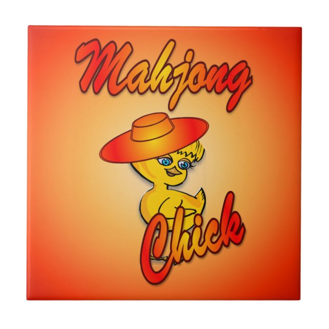 Mahjong Chick #5 Tile (Front)